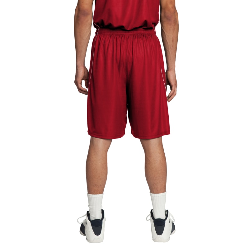 Sport-Tek PosiCharge Mesh Reversible Spliced Short. 8