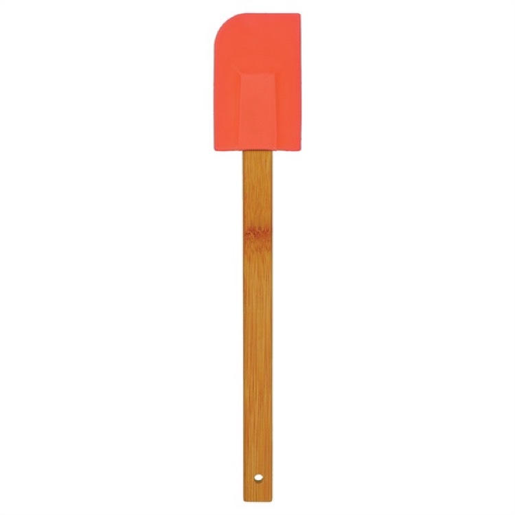 11 3/4" Silicone Spatula w/Bamboo Handle 7