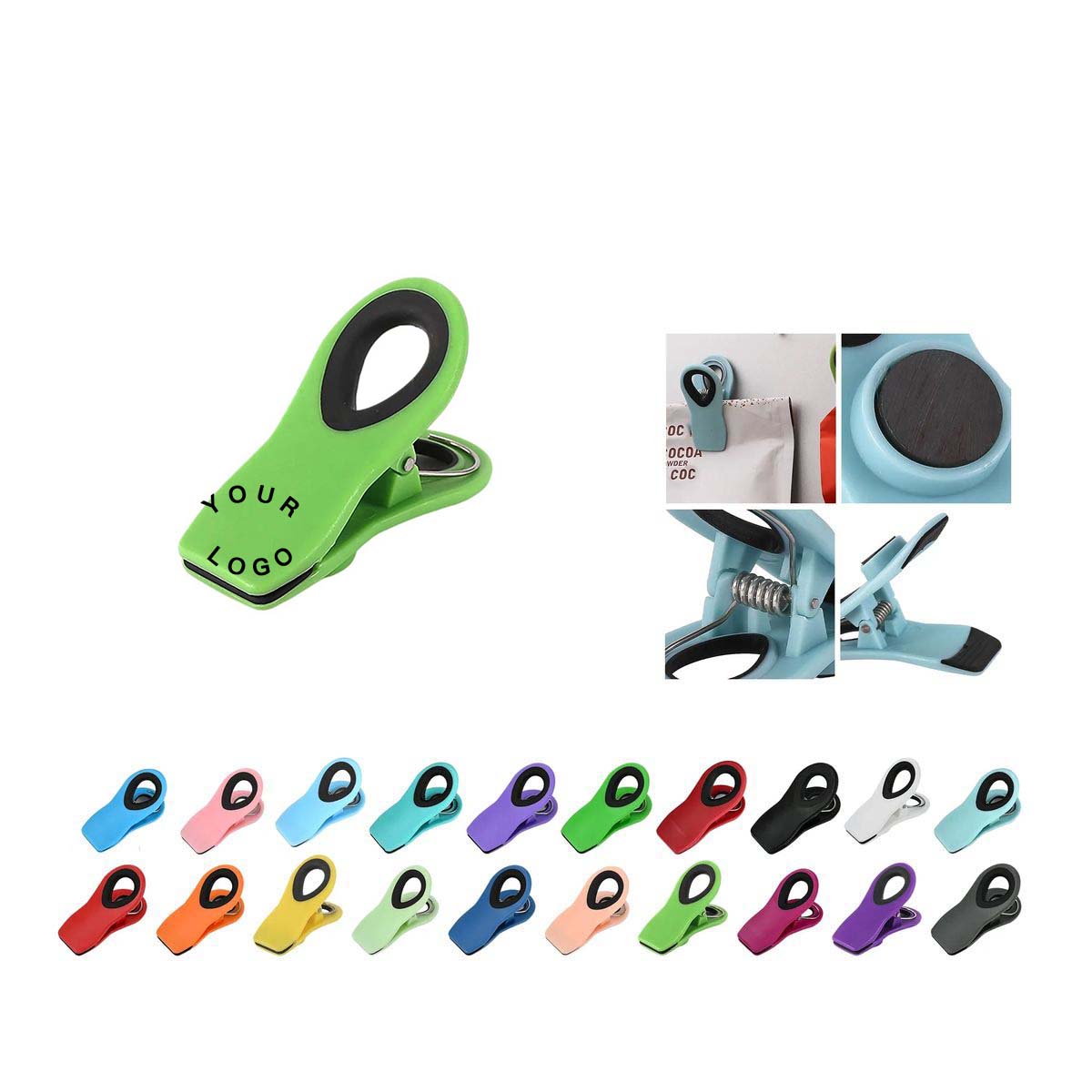 PP Magnetic Bag Clips for Pantry and Office 5
