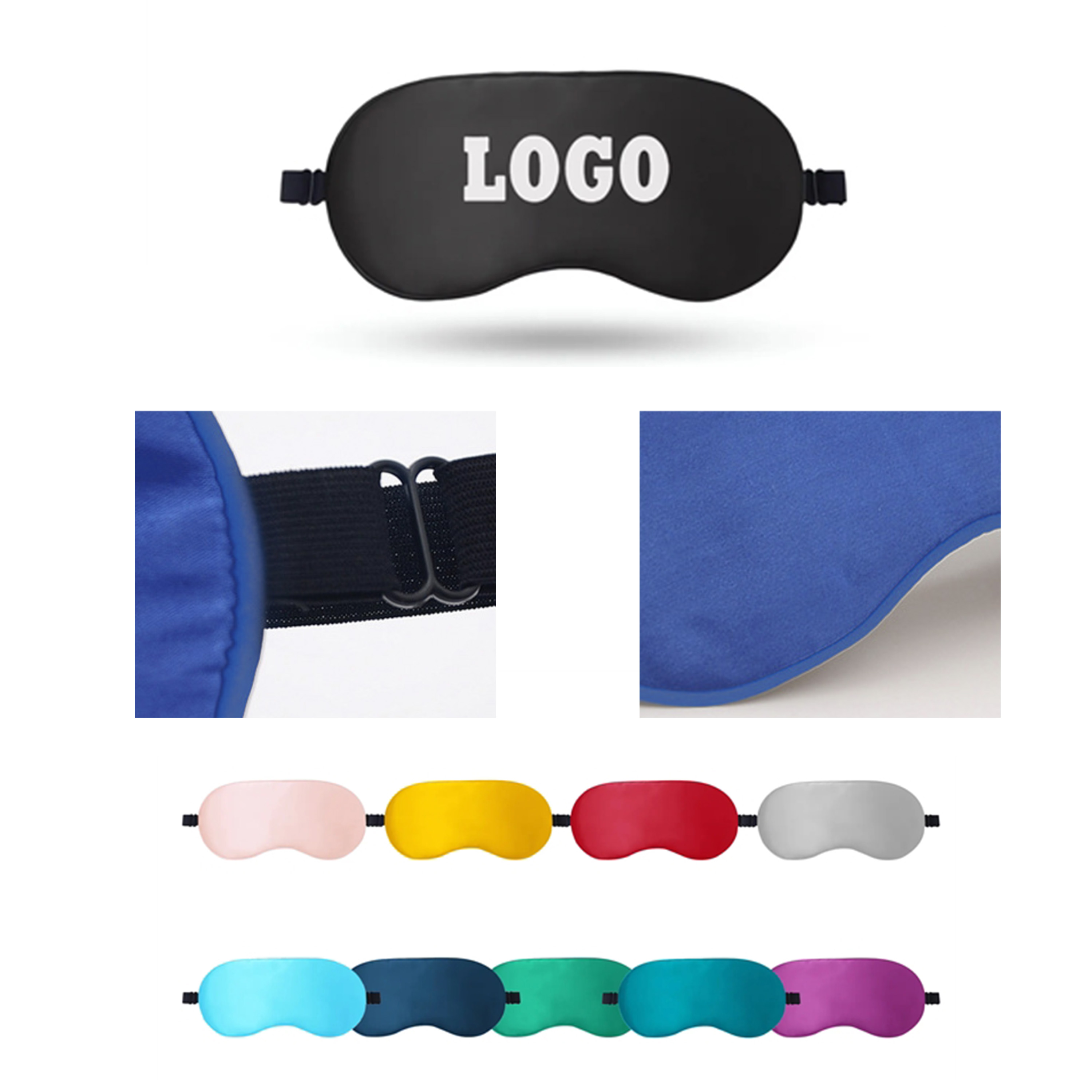 Comfortable Soft - Strapped Adjustable Sleeping Eye Mask 2