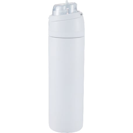 Elvin 28oz Recycled Stainless Flip Straw Bottle, custom water bottle with logo imprint 139