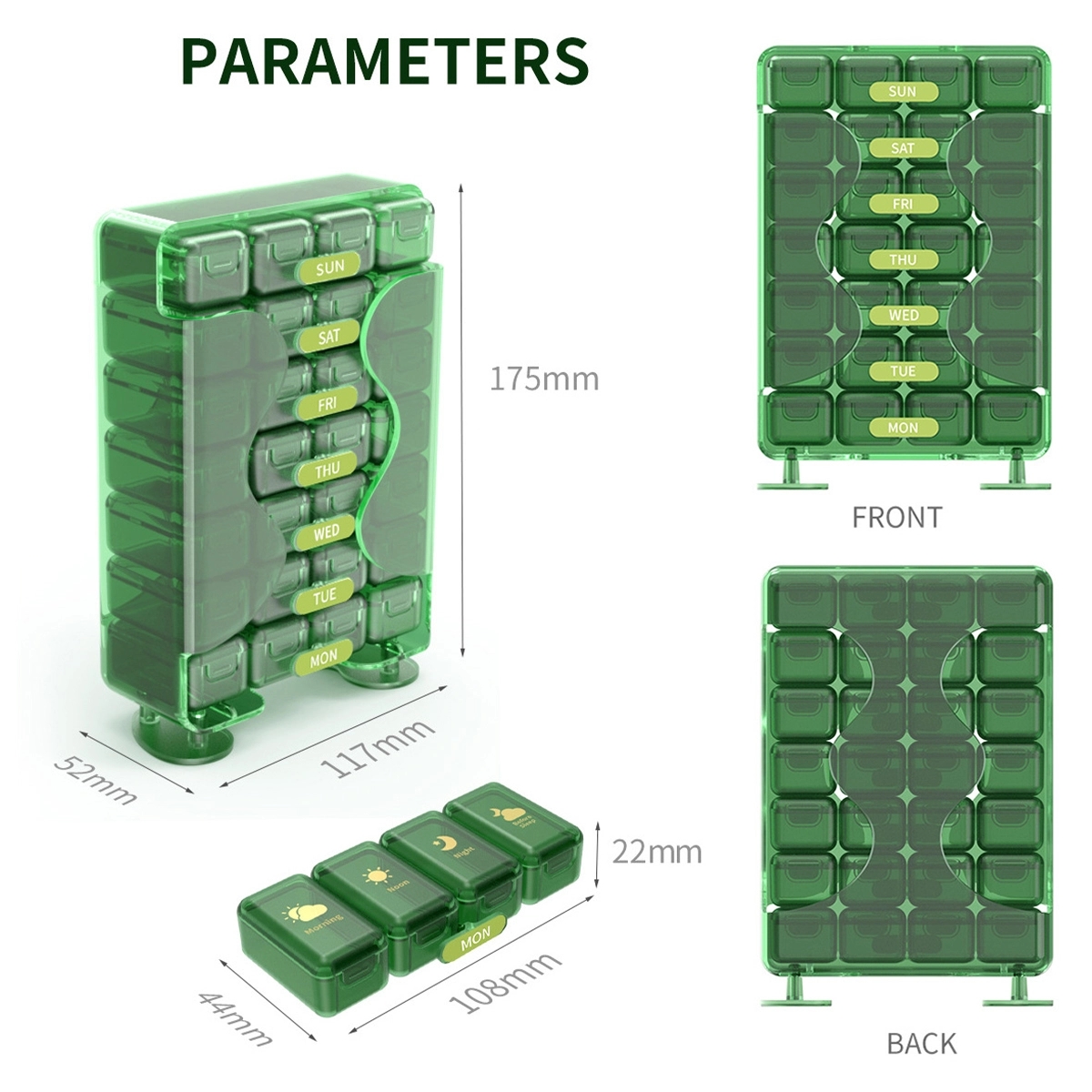 7 Days Pill Organizer 6