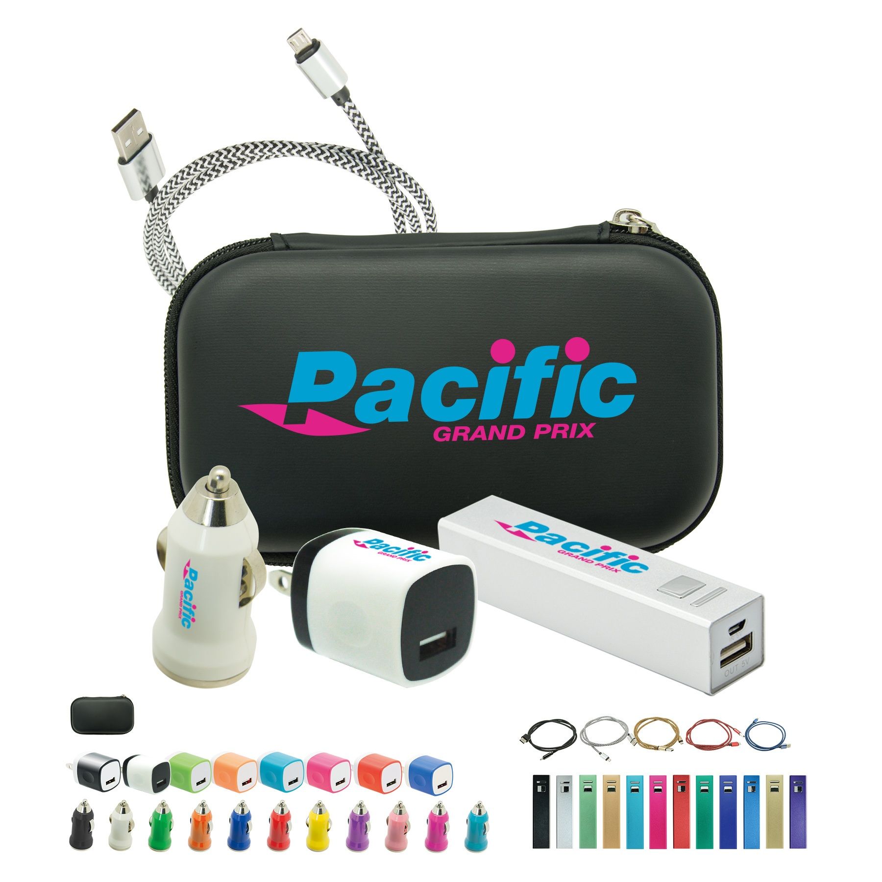 Corvette Charging Set (4in1) -2600 mAh 2