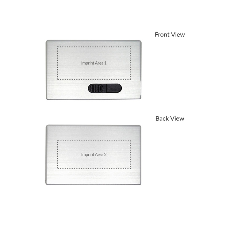Retractable Metal Credit Card USB Flash Drive 3