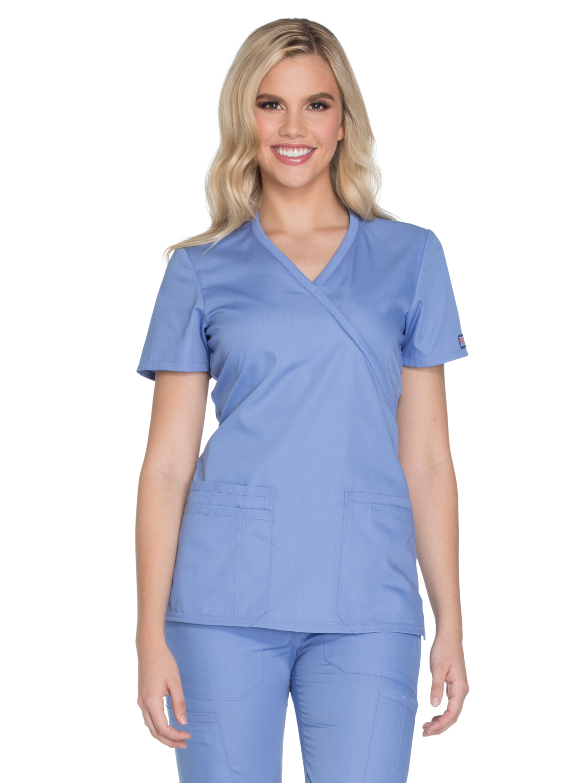 Cherokee - Workwear Originals - Women's 2-Pocket Mock Wrap Top 28