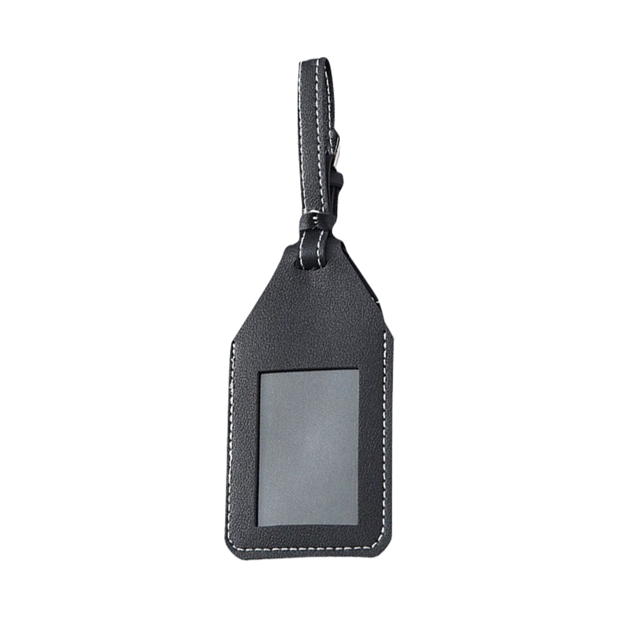 PU Luggage Tag with AirTag Slot 14