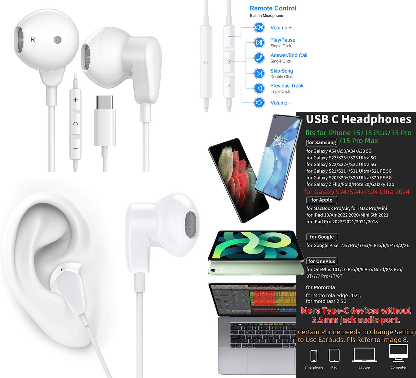 iBank ® USB-C Wired Earbuds 2