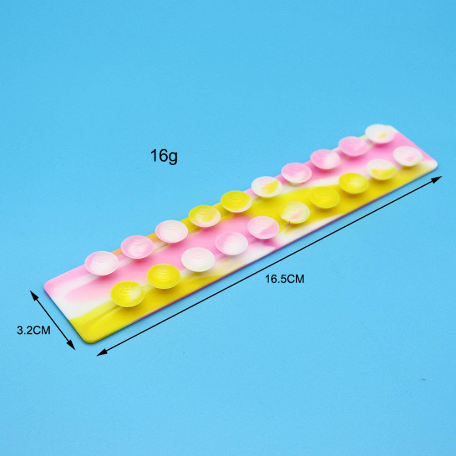 Squido Pop Fidget Toy Ruler 8