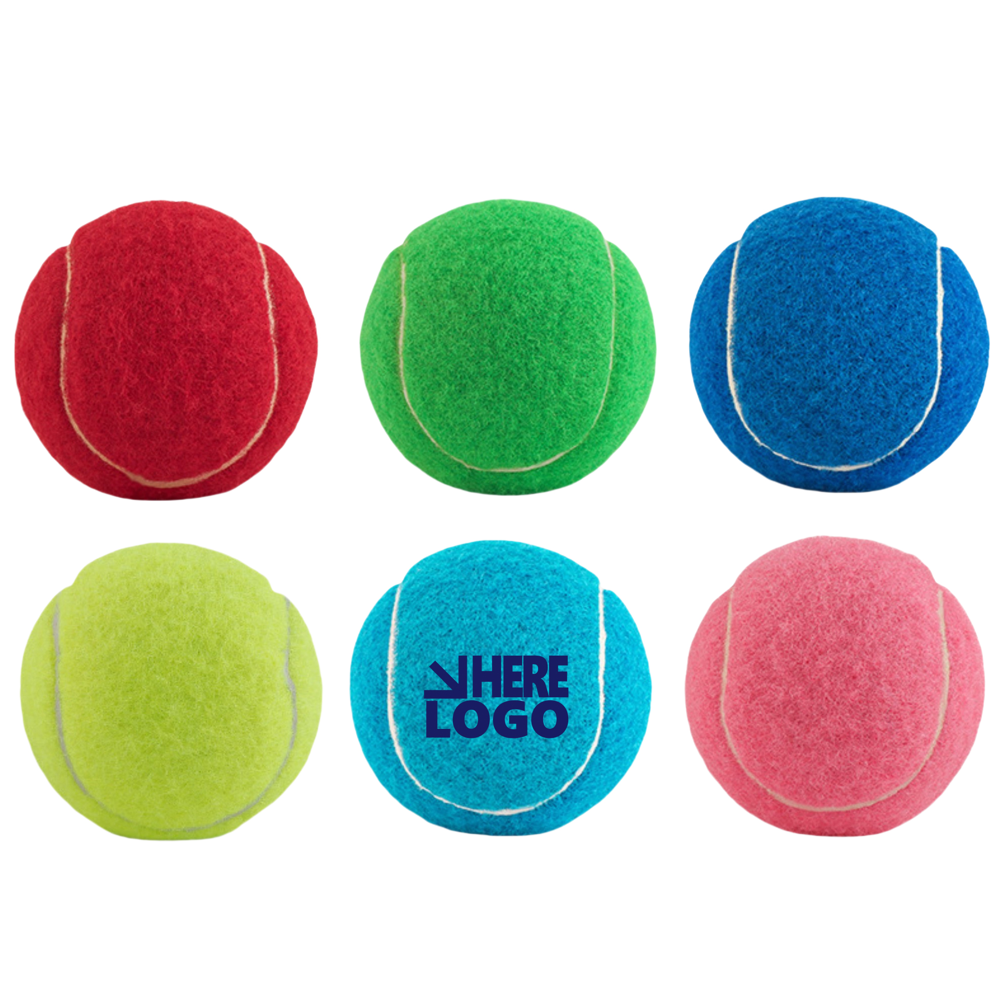 Rubber Pet Tennis Balls Toy MOQ100 2