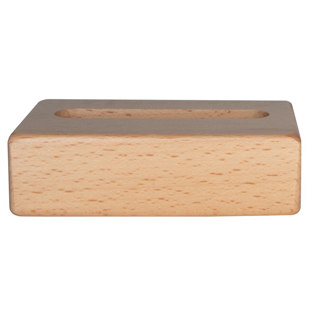 Wooden Block Phone Holder 2