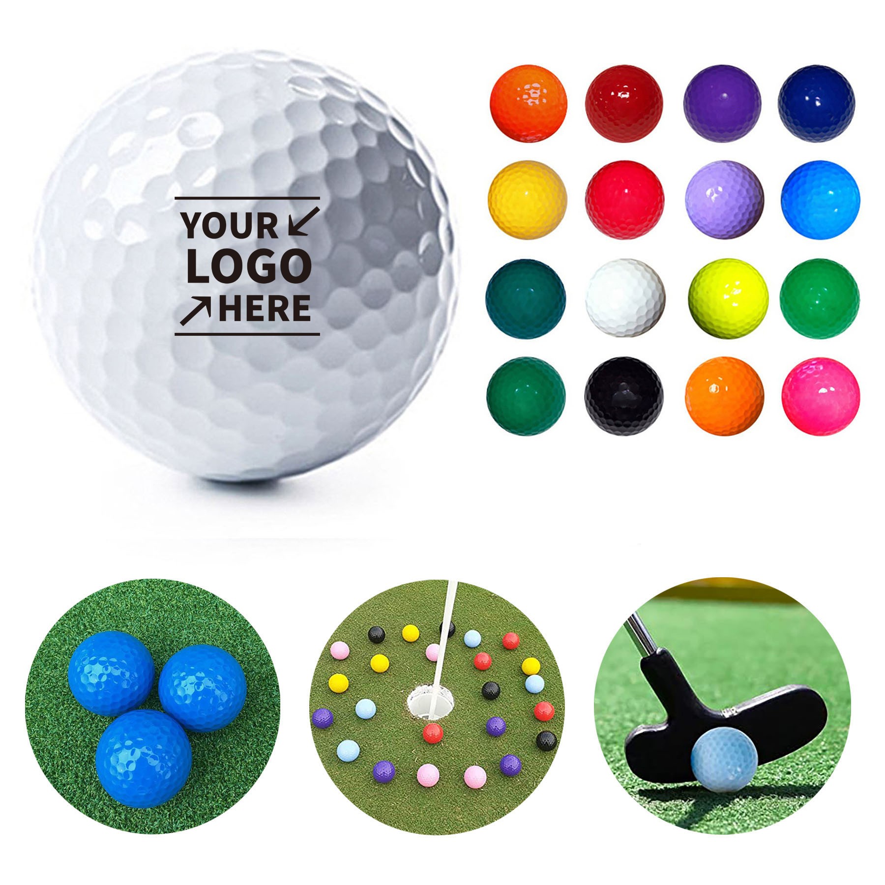 Colored Golf Practice Ball