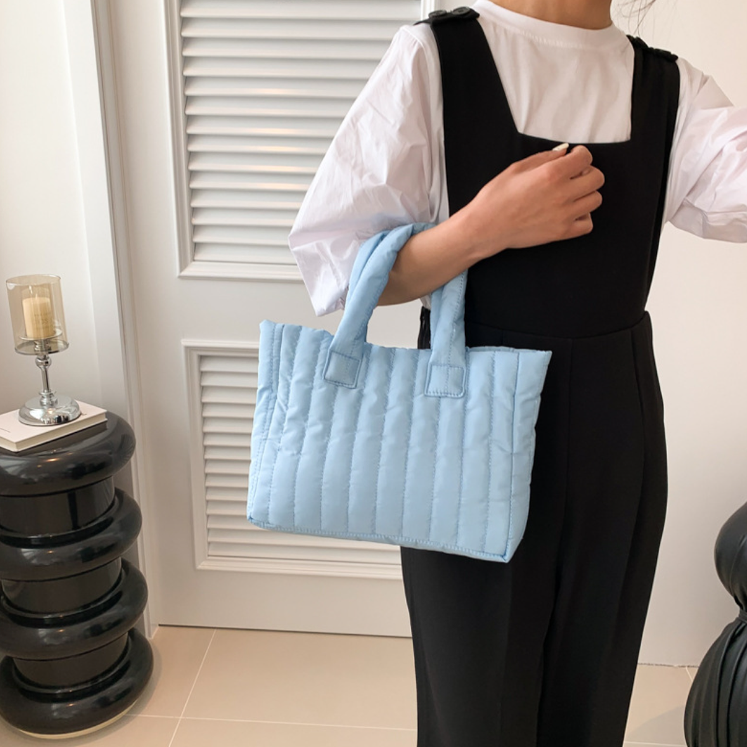 Puffer Purses Lightweight effortlessly outfit Women Tote Bag 8
