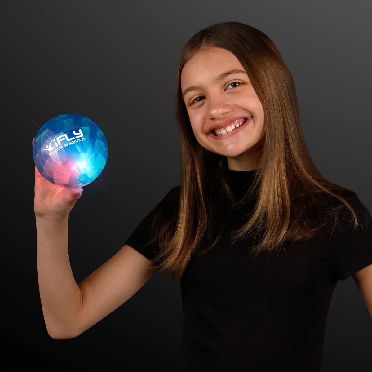 Super Sized Blue Air Bounce Balls with LEDs 3