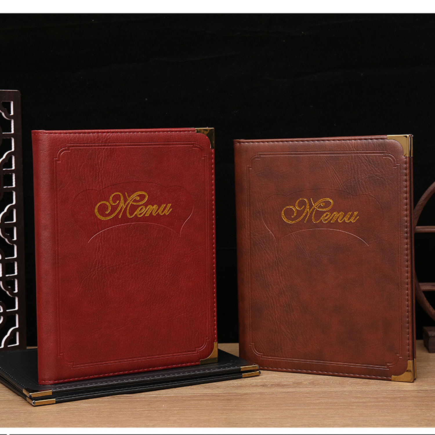 PU leather Menu Cover 7