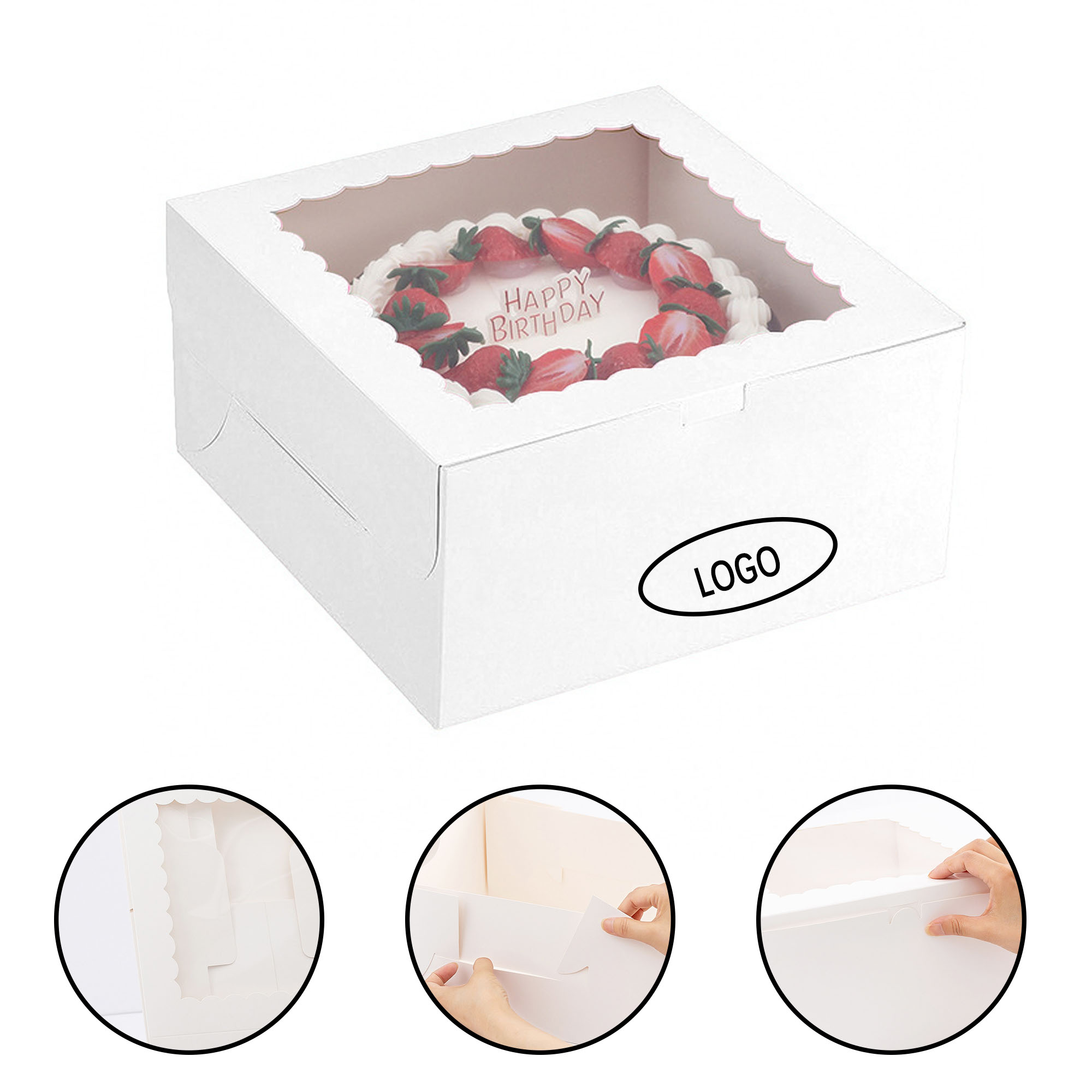 Food Grade Cake Box with Window 2