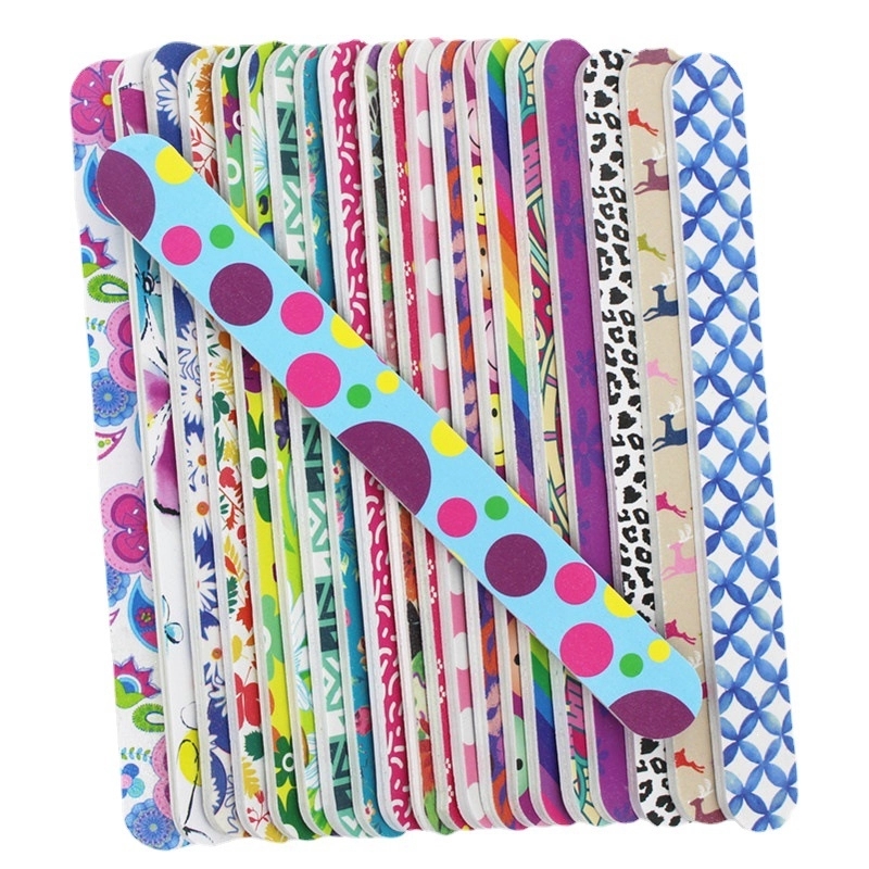 7' Multi-Color Thick Foam Nail File with PVC bag 1