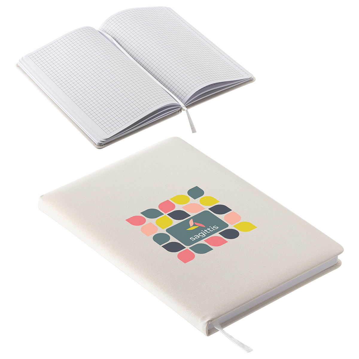 Draftsman Padded Hardcover Journal with Grid-Lined Paper 22