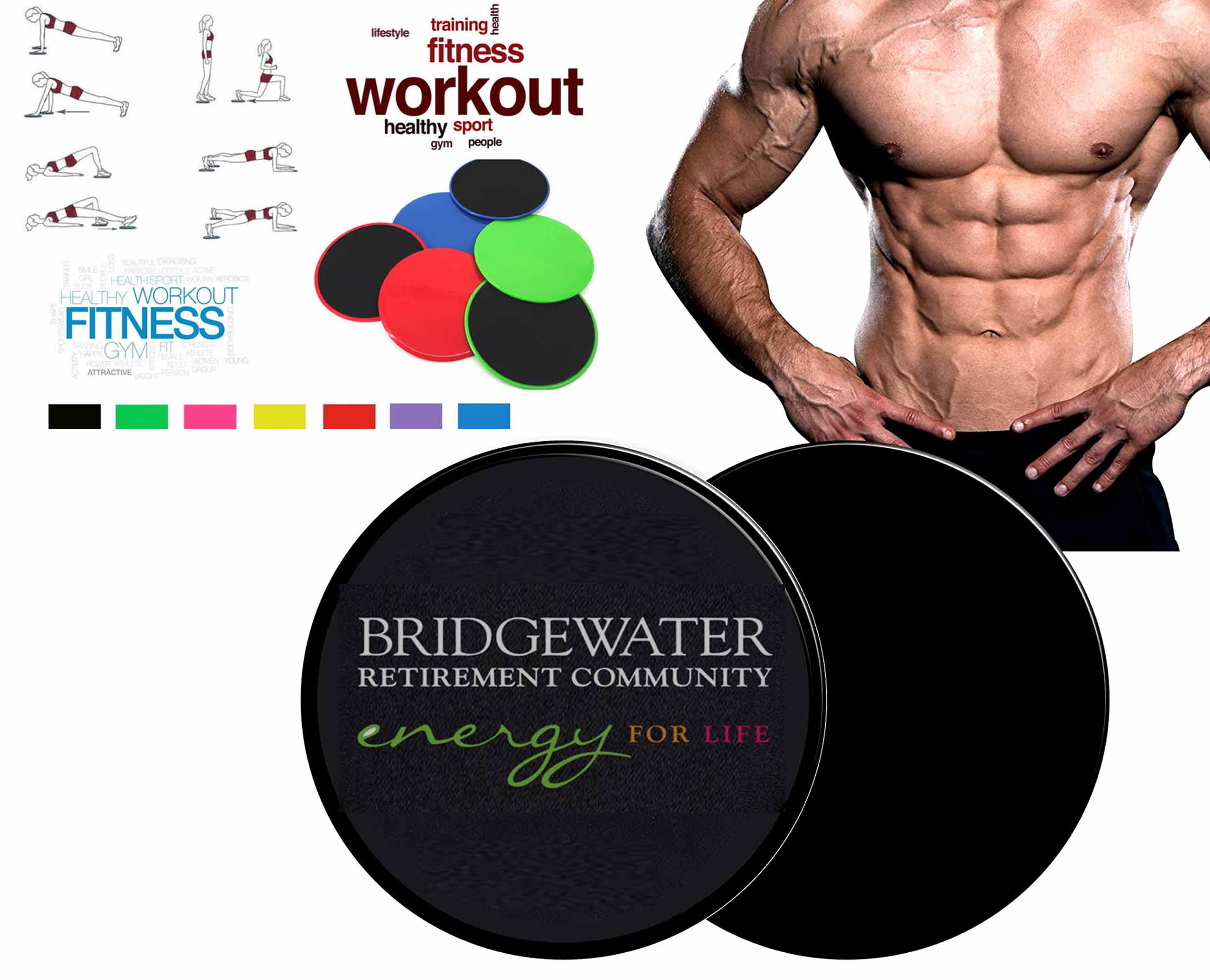 iBank ® Exercise Fitness Sliders 2