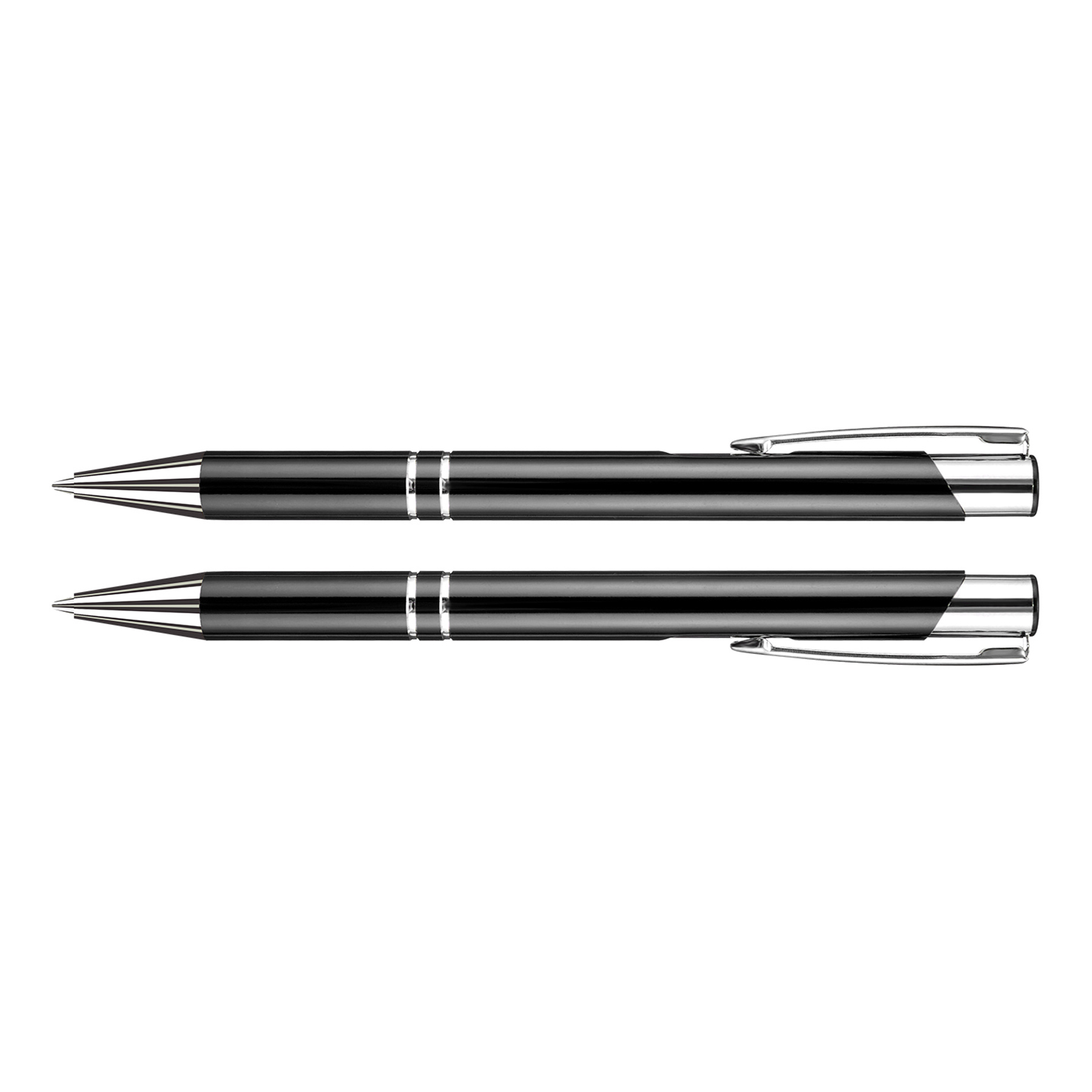 Sleek Metal Finish Aluminum Ballpoint Pens 3