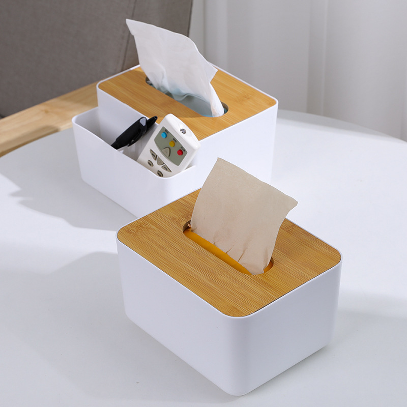 Creative Simple Tissue Box Multi-functional Napkin Box 2