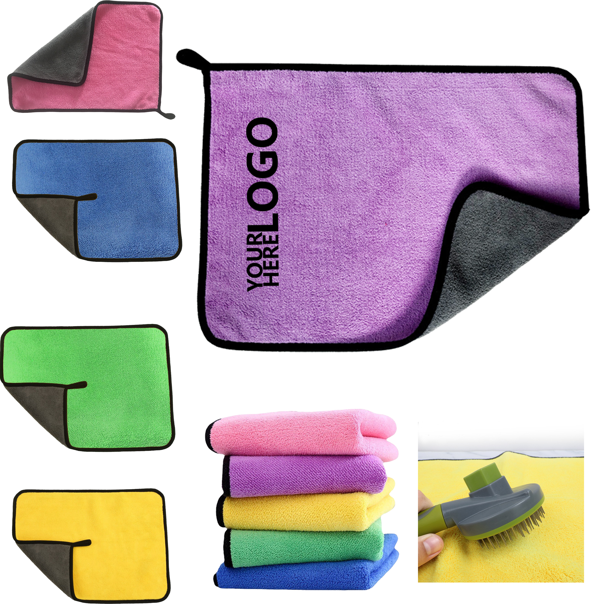 Coral Fleece Double-Sided Car Cleaning Cloth 2