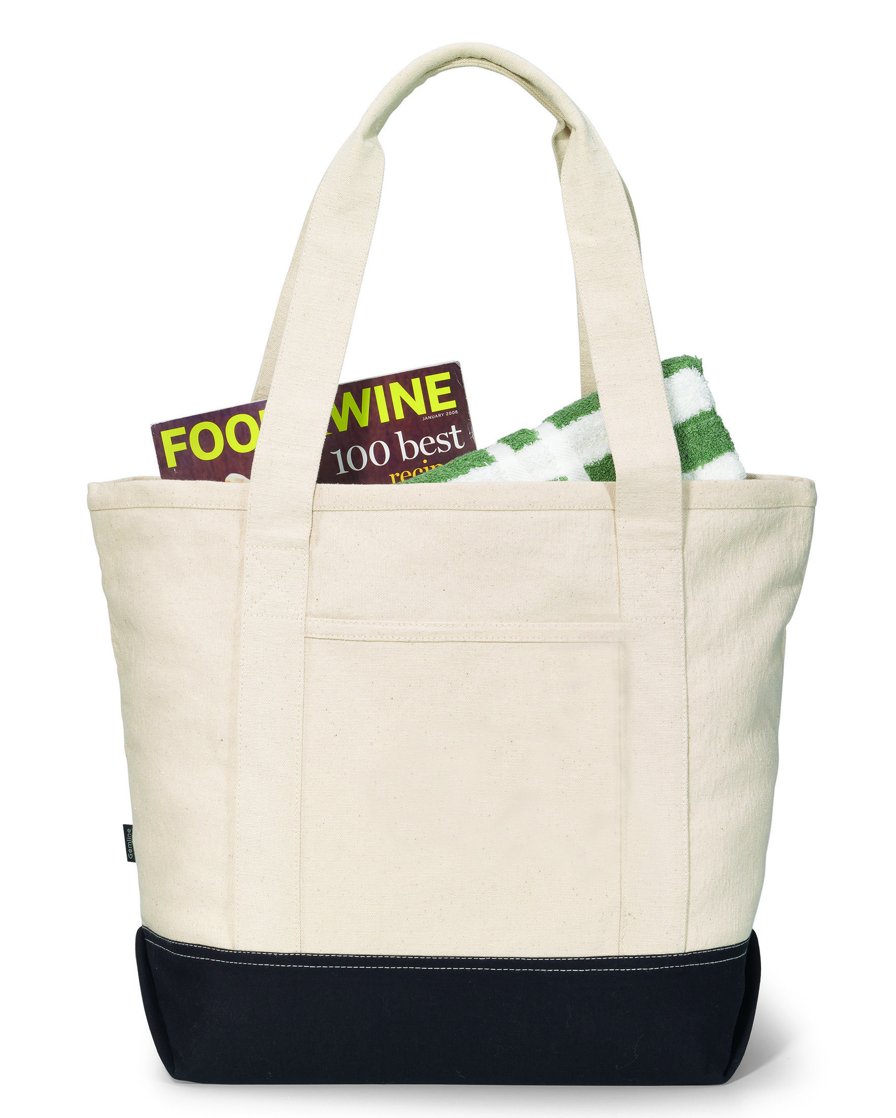 Newport Cotton Zippered Tote