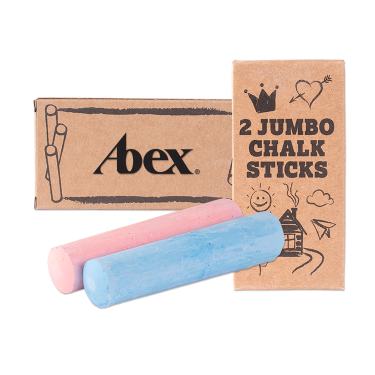 2 Pack Jumbo Sidewalk Chalk 1