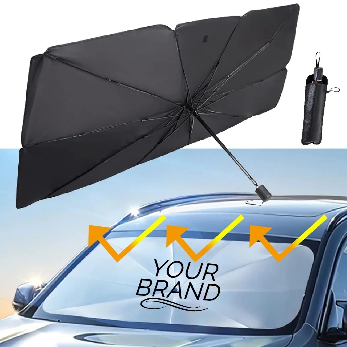 Large Car Windshield Sun Shade Umbrella 6