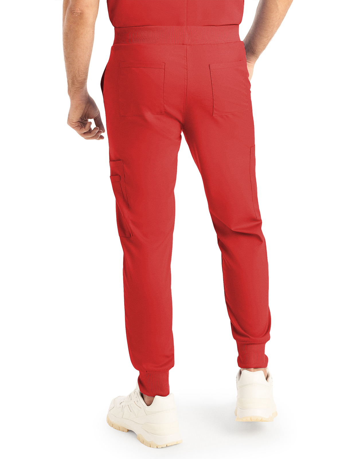 Landau - ProFlex - Men's Seven-Pocket Mid-Rise Rib-Knit Elastic Waist Jogger Pant 42