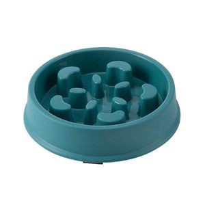 18cm Slow Eating Plastic Pet Bowl Food Tray 5