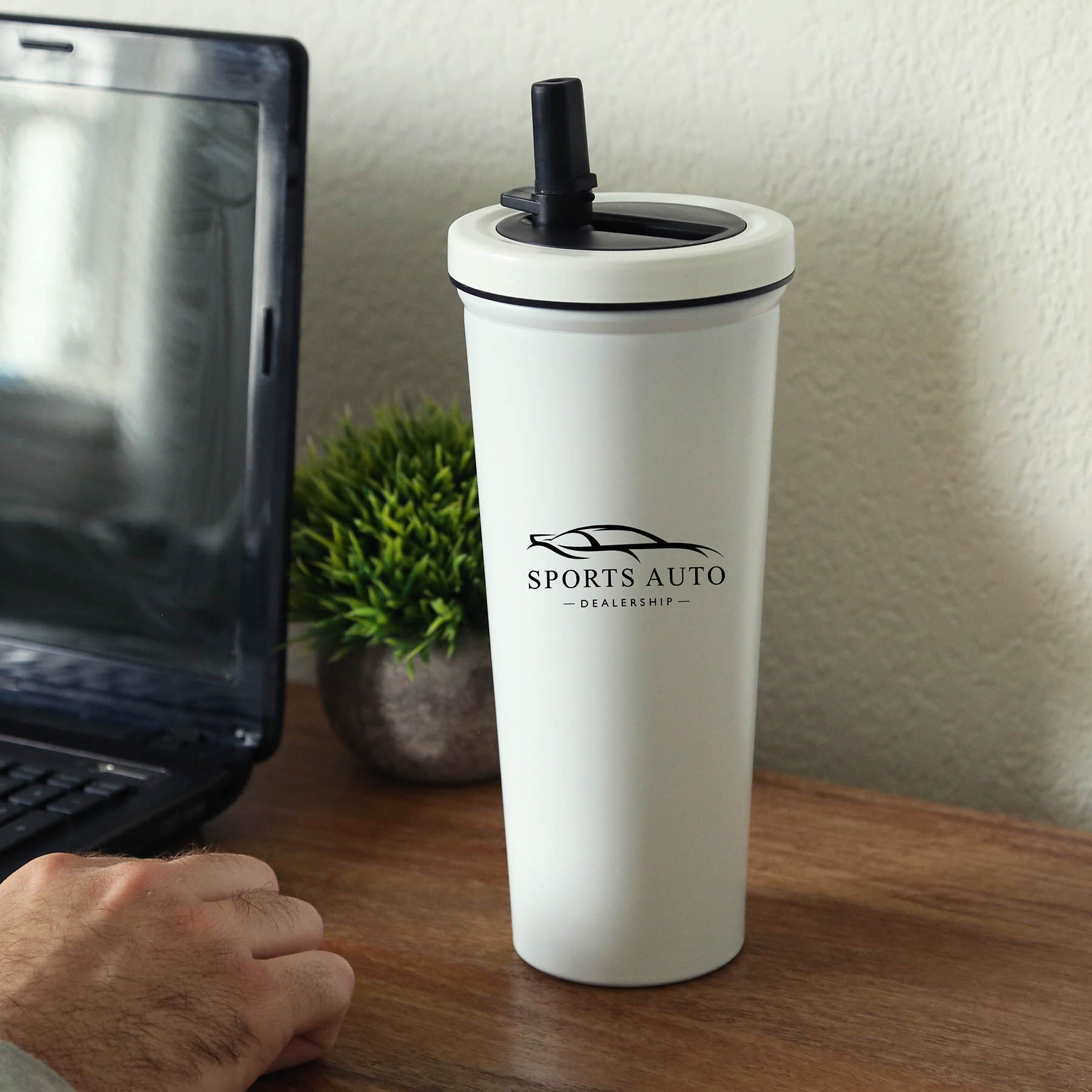 Kemble Stainless Steel Straw Tumbler 750 Ml. (25 Fl. Oz.) 11