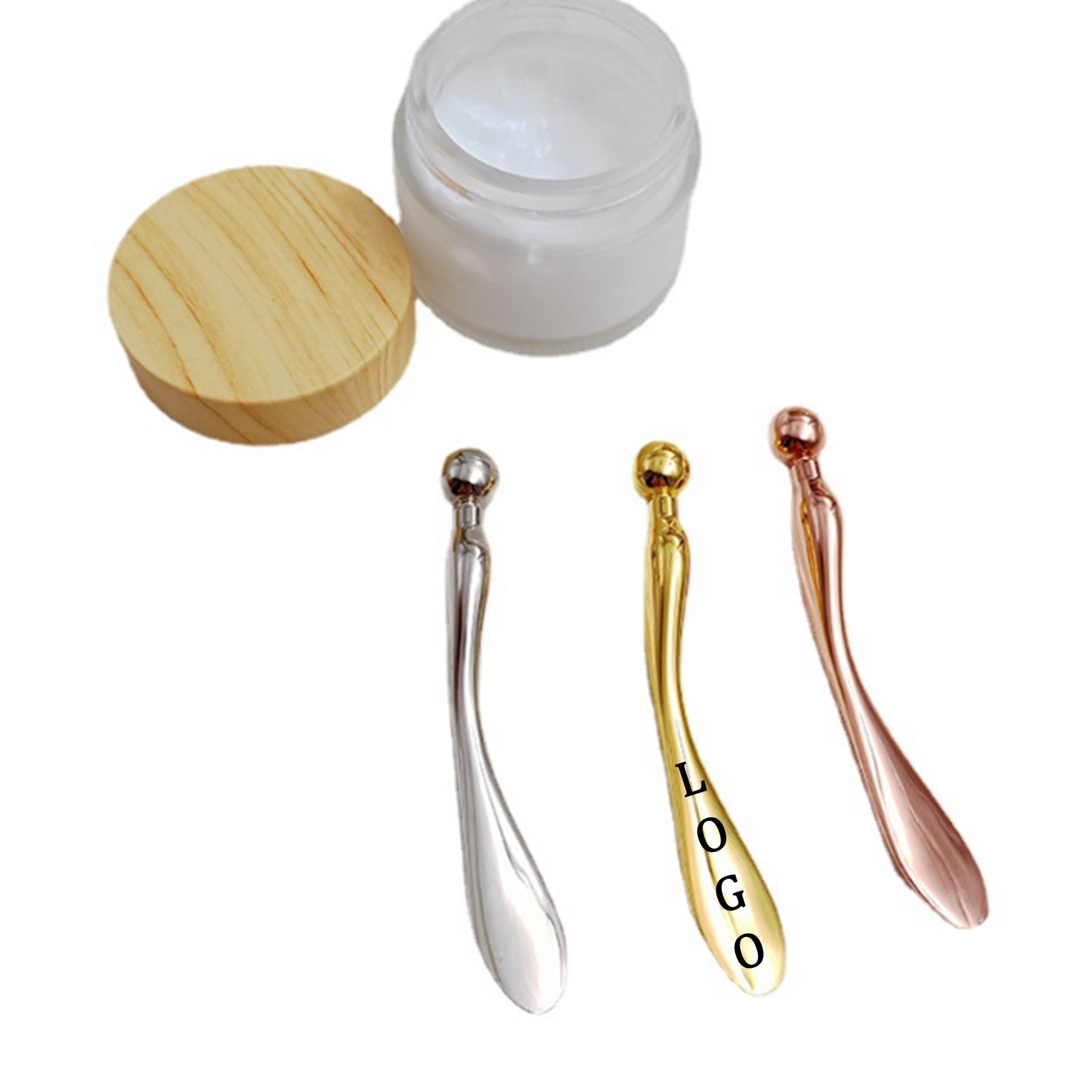 Metal Eye Cream Facial Massage Sticks 2