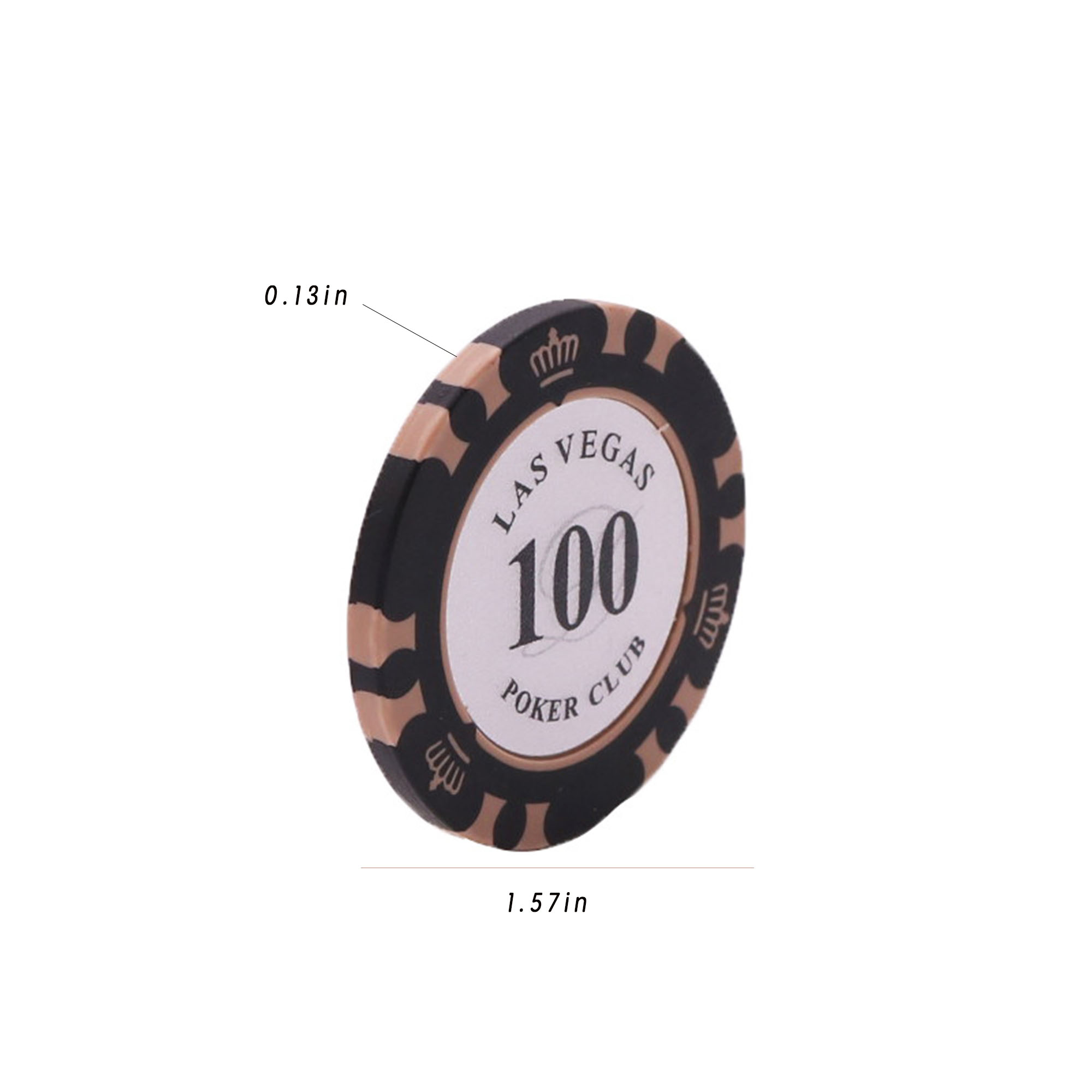 Customizable Clay Composite Gaming Tokens 1