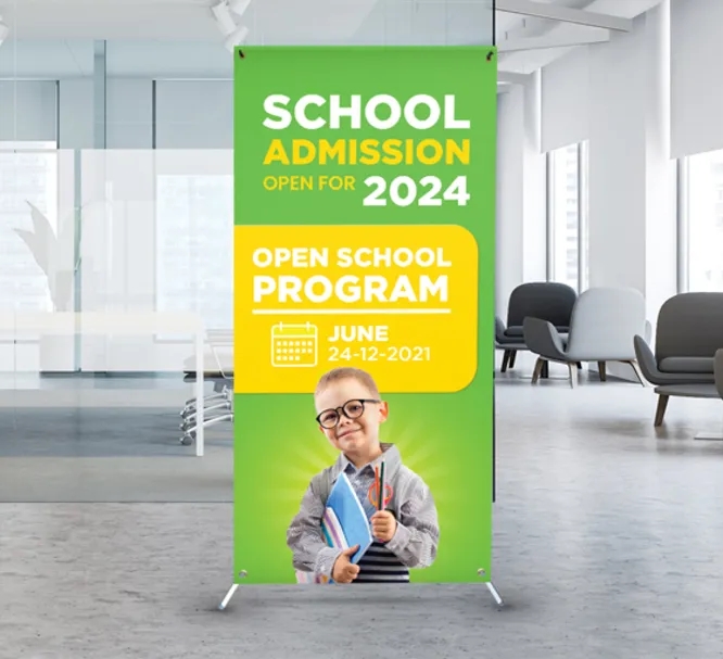 Adjustable X Banner Stands (3Ft X 4.5Ft) 1