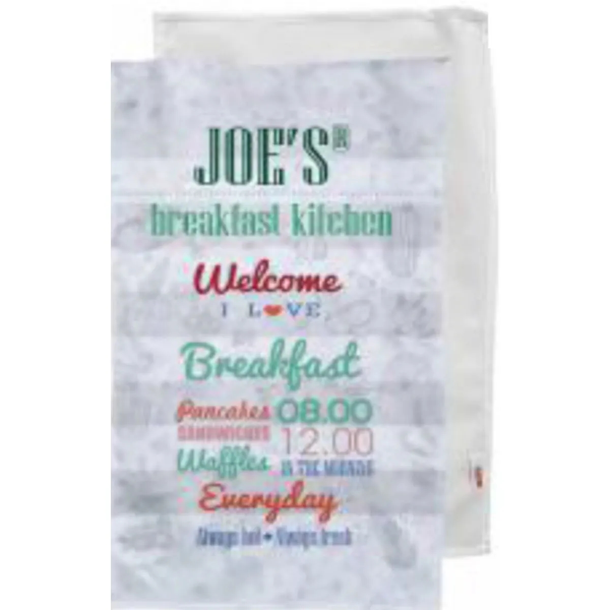 Sublimated Full Bleed Polyester Tea Towel, 17x30 1