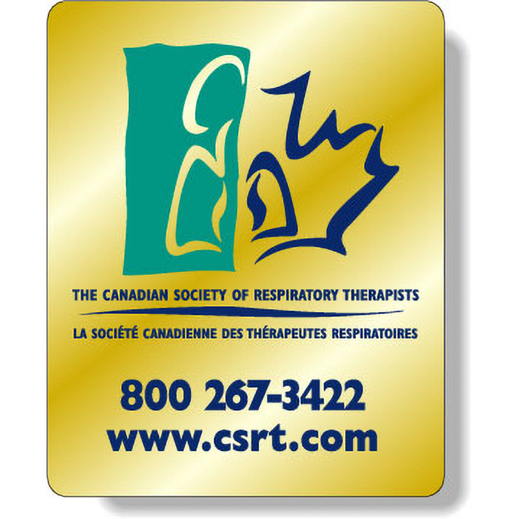 Bright Gold Foil Paper Roll Labels Stock Rectangle (2"x3.5")