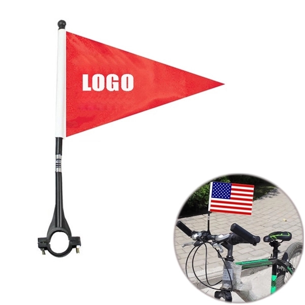 Polyester Safety Bicycle Square Flag 3