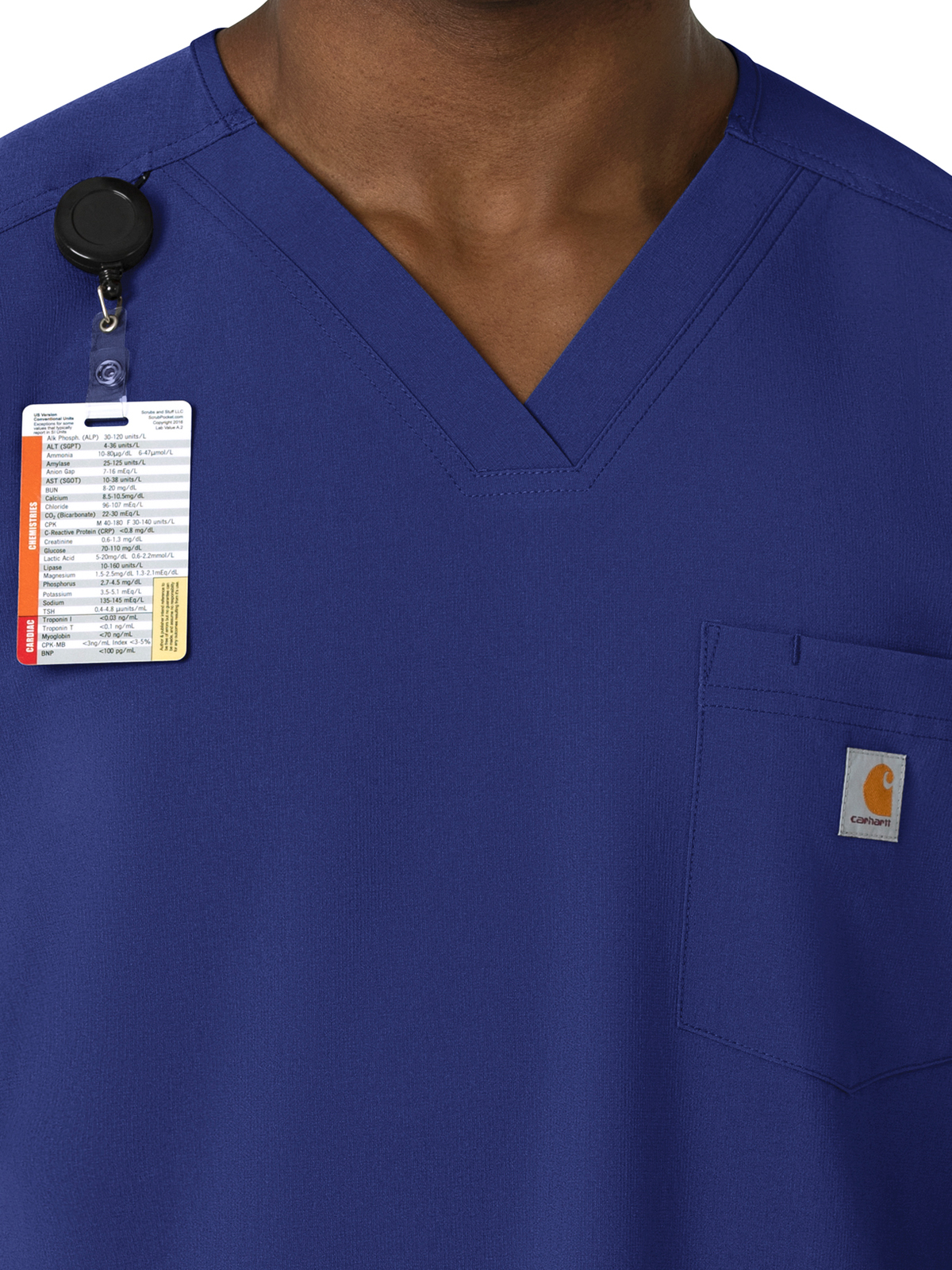 Carhartt Scrubs - Force Cross-Flex - Men's Three-Pocket V-Neck Top 29
