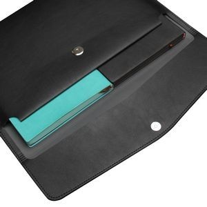 PU Leather A4 Document Folder With Magnetic Closure 4