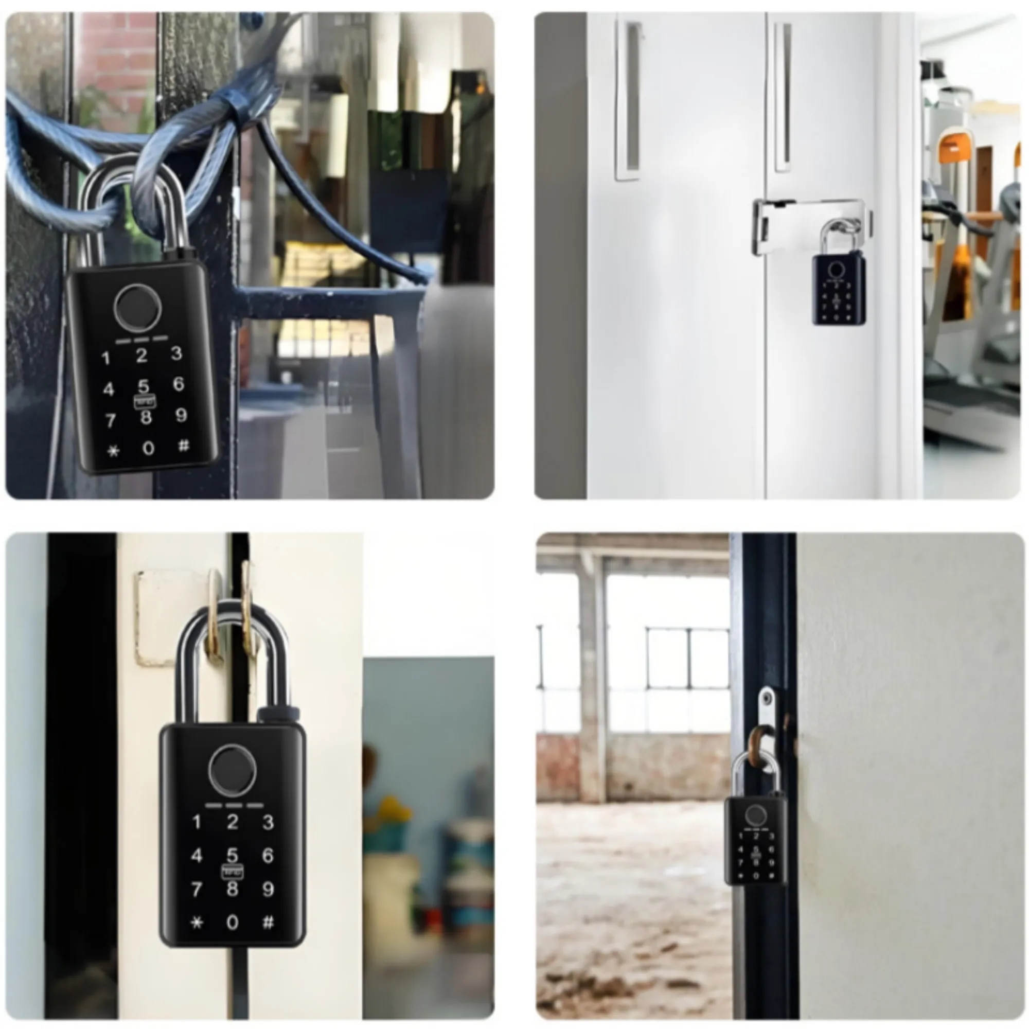 Wireless Smart Fingerprint Password Lock 5