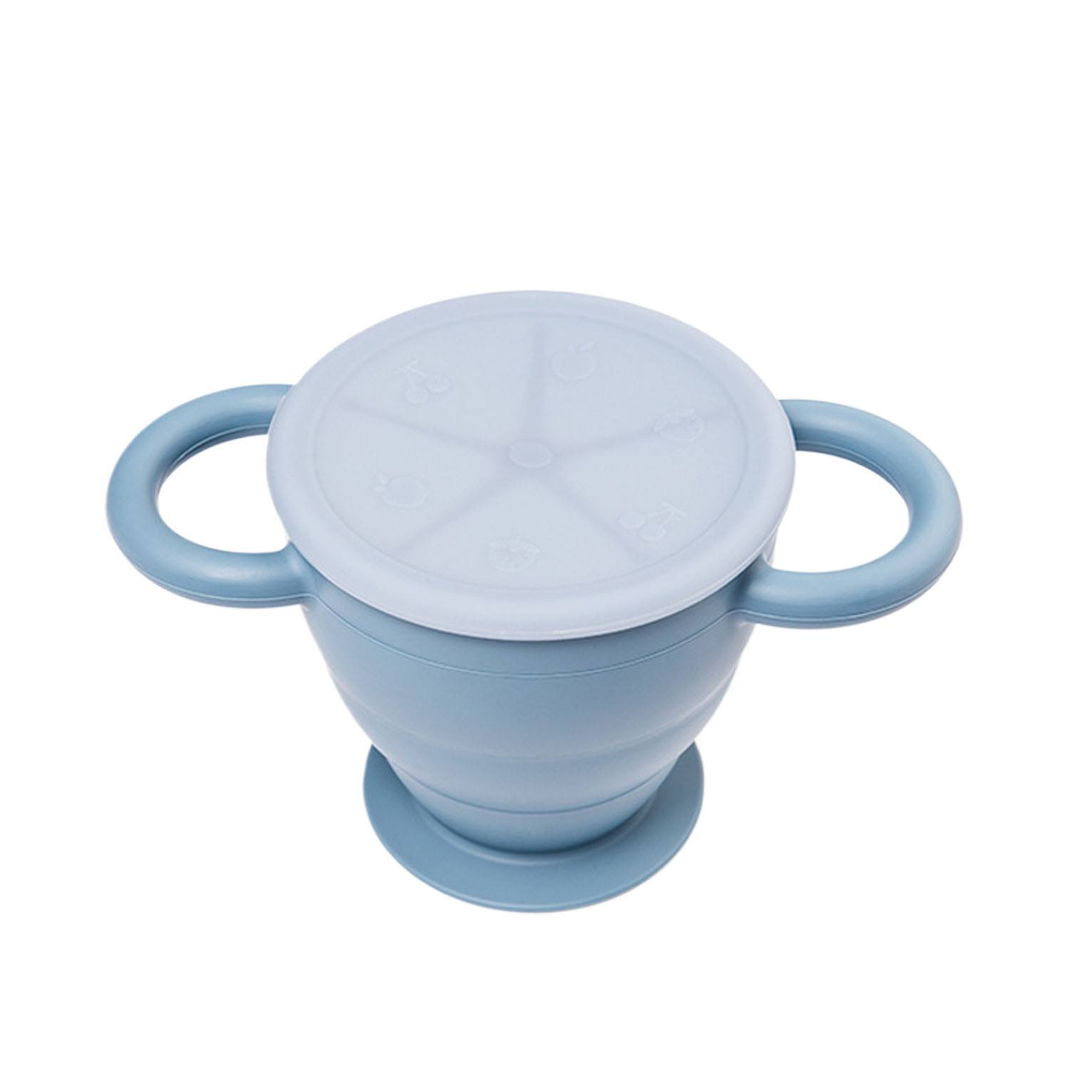 Portable Collapsible Silicone Snack Container for Toddlers 6