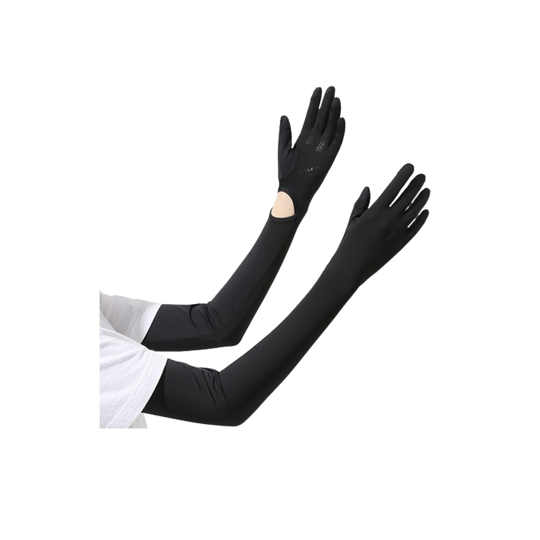 Sun Protection Glove, custom women's shirt with logo imprint 5