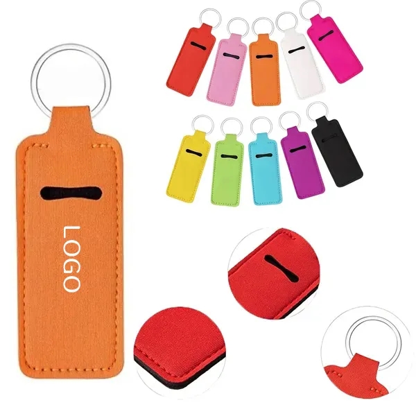 Colorful Lip Balm Keychain Holder 7
