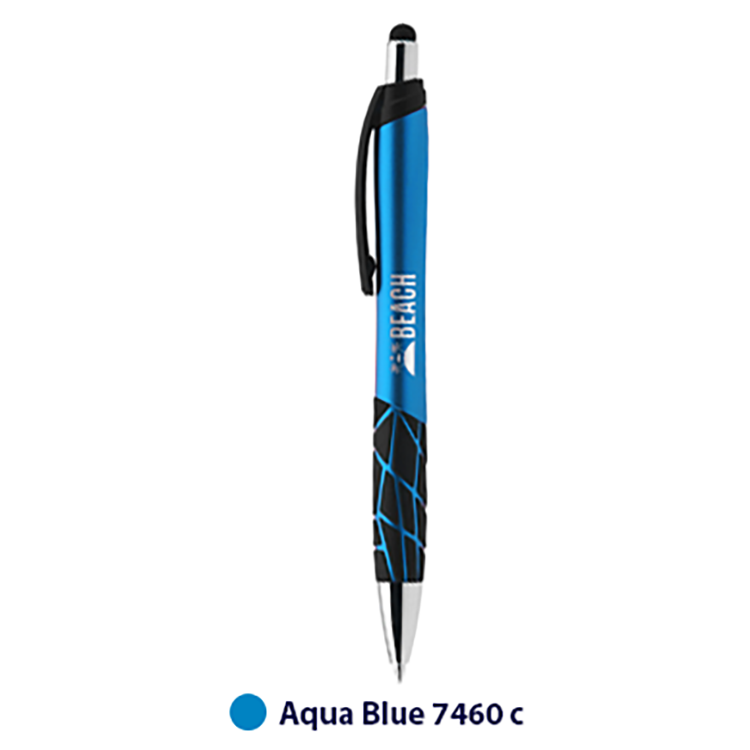 Tremor Plastic Pen with Stylus (1 Color Imprint) 2