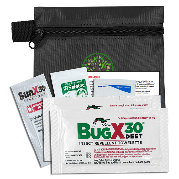 'Stay Safe Kit' 5 Piece Insect Repellent Kit in Zipper Pouch 17