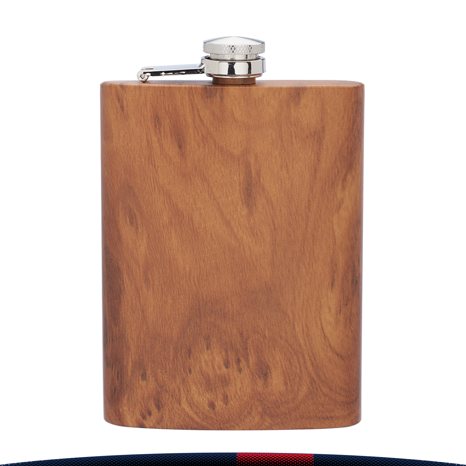 8 oz. Chiam Stainless Steel Hip Flasks 9