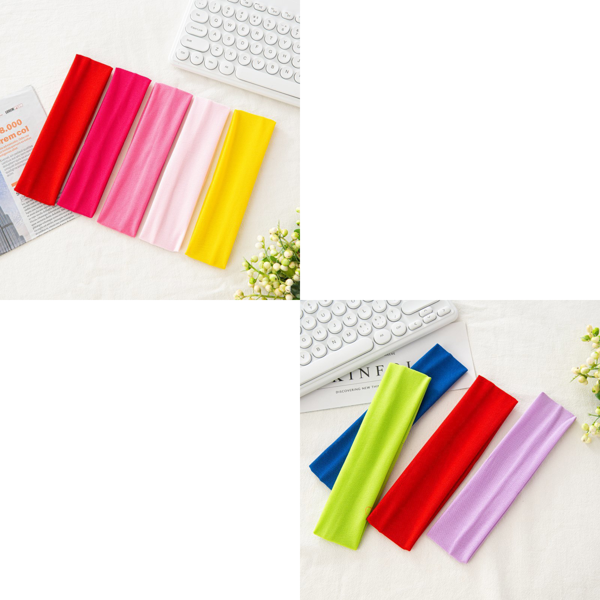 Breathable Quick-Dry Polyester Sports Headband 3