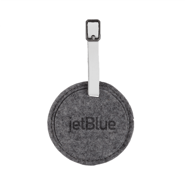 Juniper Felt Round Luggage Tag 3