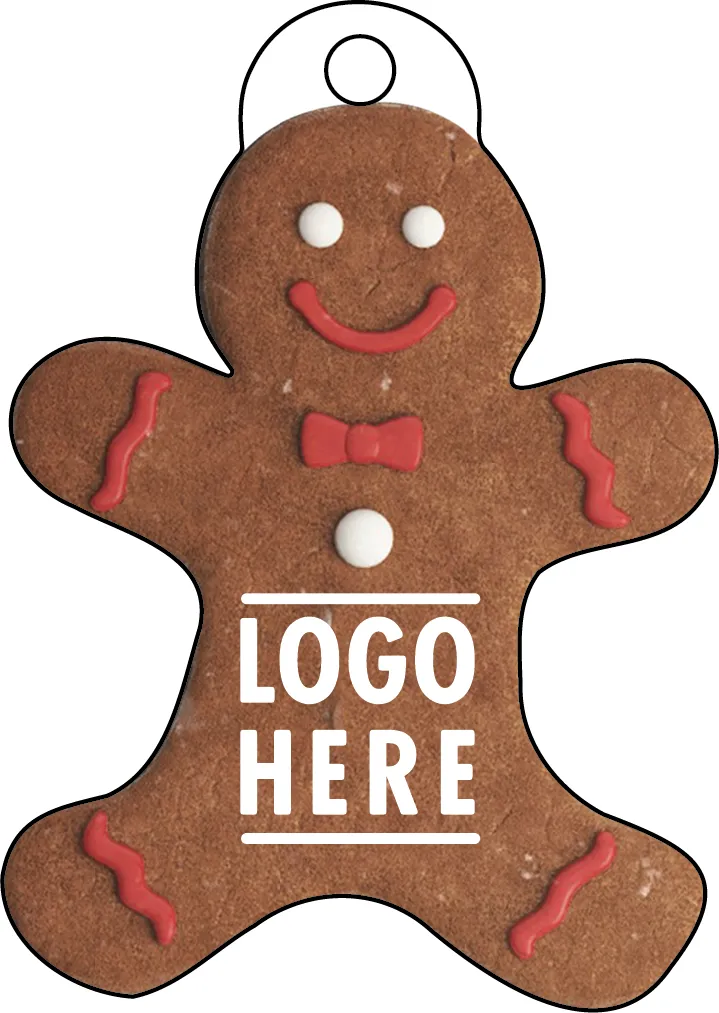 1/4" Recycled Wood Ornaments-Gingerbreadman