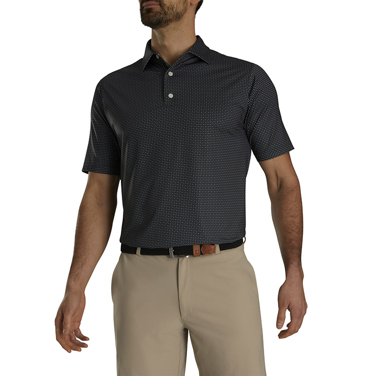 FootJoy Dot Geo Print Lisle Polo 3